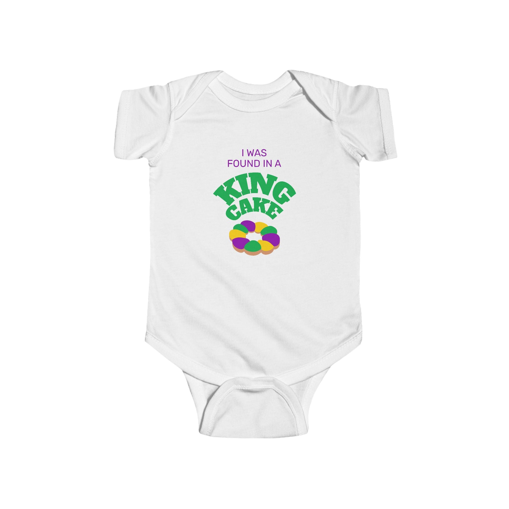 Found in King Cake Onesie